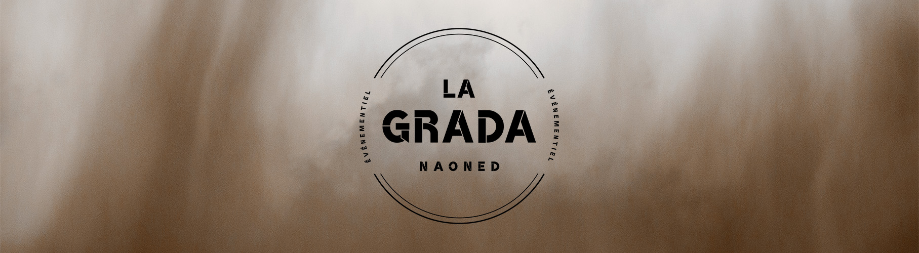 fond abstrait et logo la grada